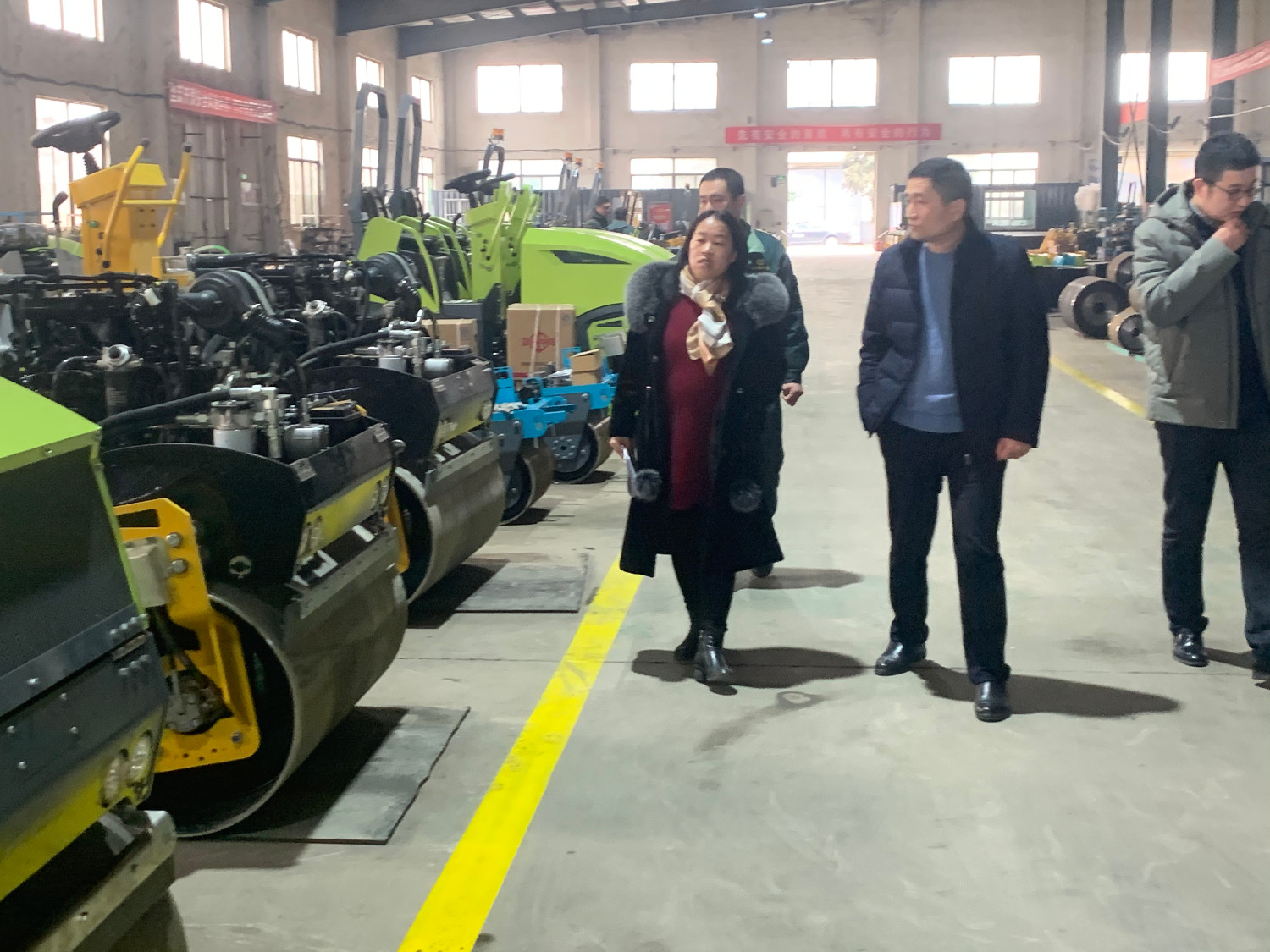 今日下午济宁市应急管理局来我司(山东思拓瑞克工程机械)参观指导