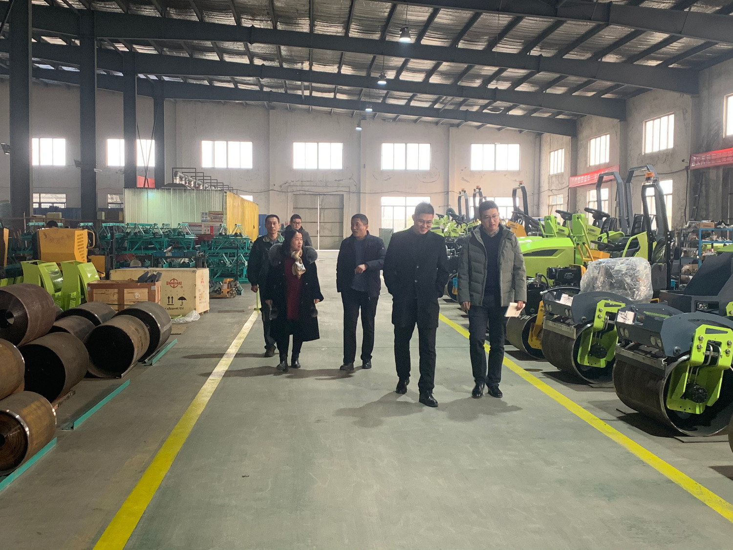 今日下午济宁市应急管理局来我司(山东思拓瑞克工程机械)参观指导