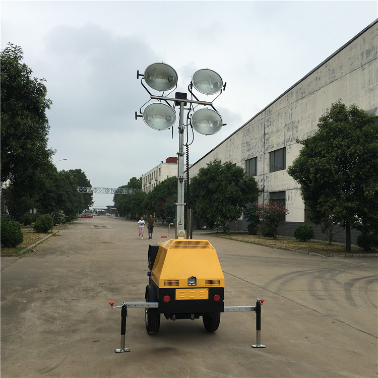 移动照明车的气动升降杆的分类