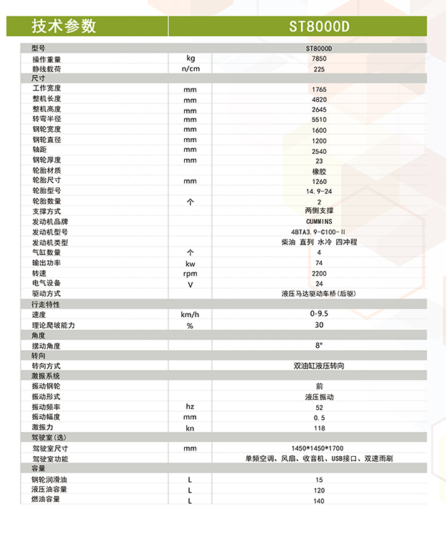 山东思拓瑞克工程机械有限公司-小型压路机-座驾压路机ST8000D