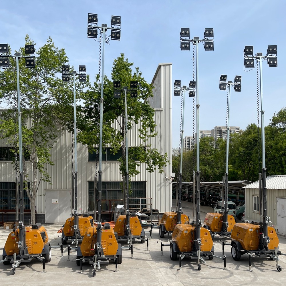 如何操作9米移动照明车及启动前的注意事项